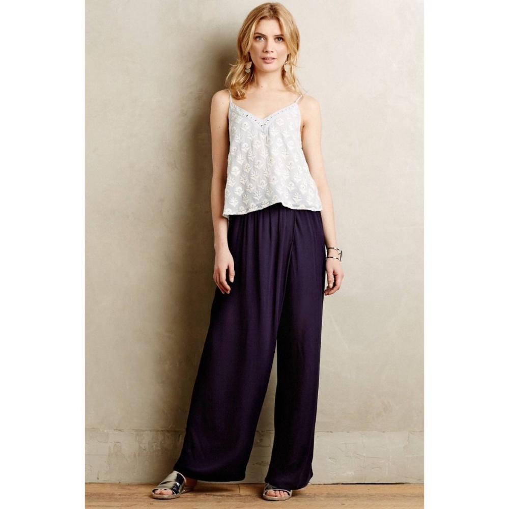 New Anthropologie Dhara Tank Tops Size 12 Blue - Picture 2 of 4